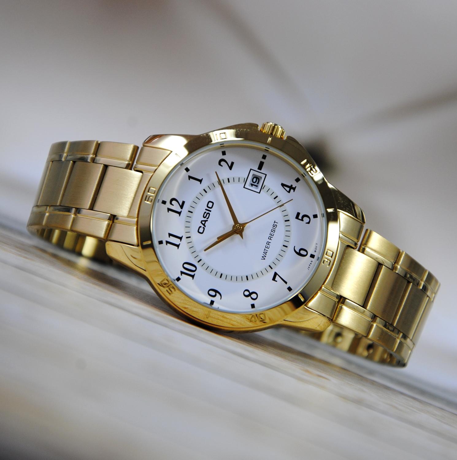 RELOJ PARA MUJER CASIO LTP-V004G-7BUDF -BLANCO
