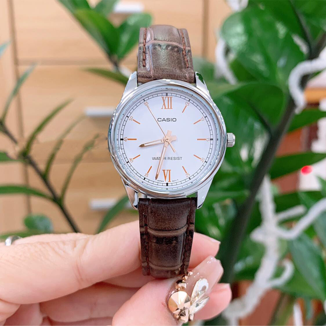 RELOJ PARA MUJER CASIO LTP-V005L-7B3UDF -BLANCO