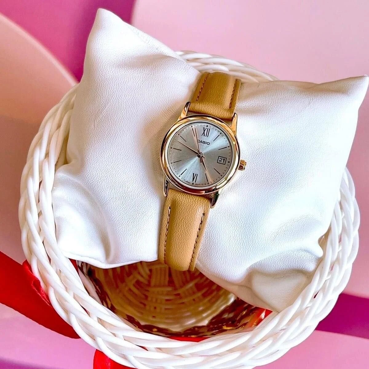 RELOJ PARA MUJER CASIO LTP-V002GL-7B3UDF -BLANCO