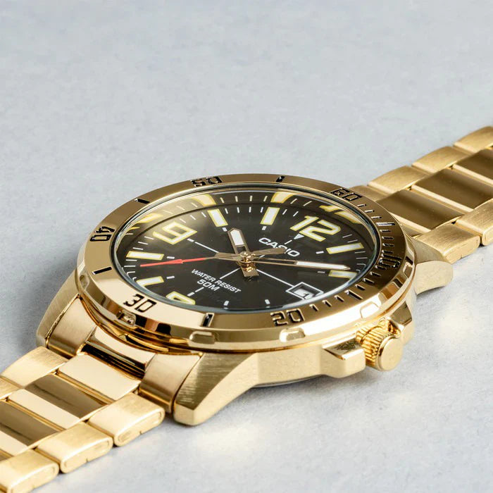 RELOJ PARA HOMBRE CASIO MTP-VD01G-1CVUDF -DORADO