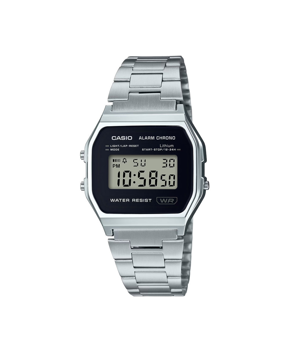 RELOJ CASIO VINTAGE A158WEA-1DF - PLATEADO