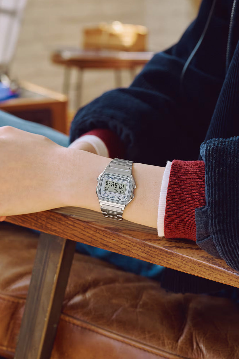 RELOJ CASIO VINTAGE A158WEA-7DF - BLANCO