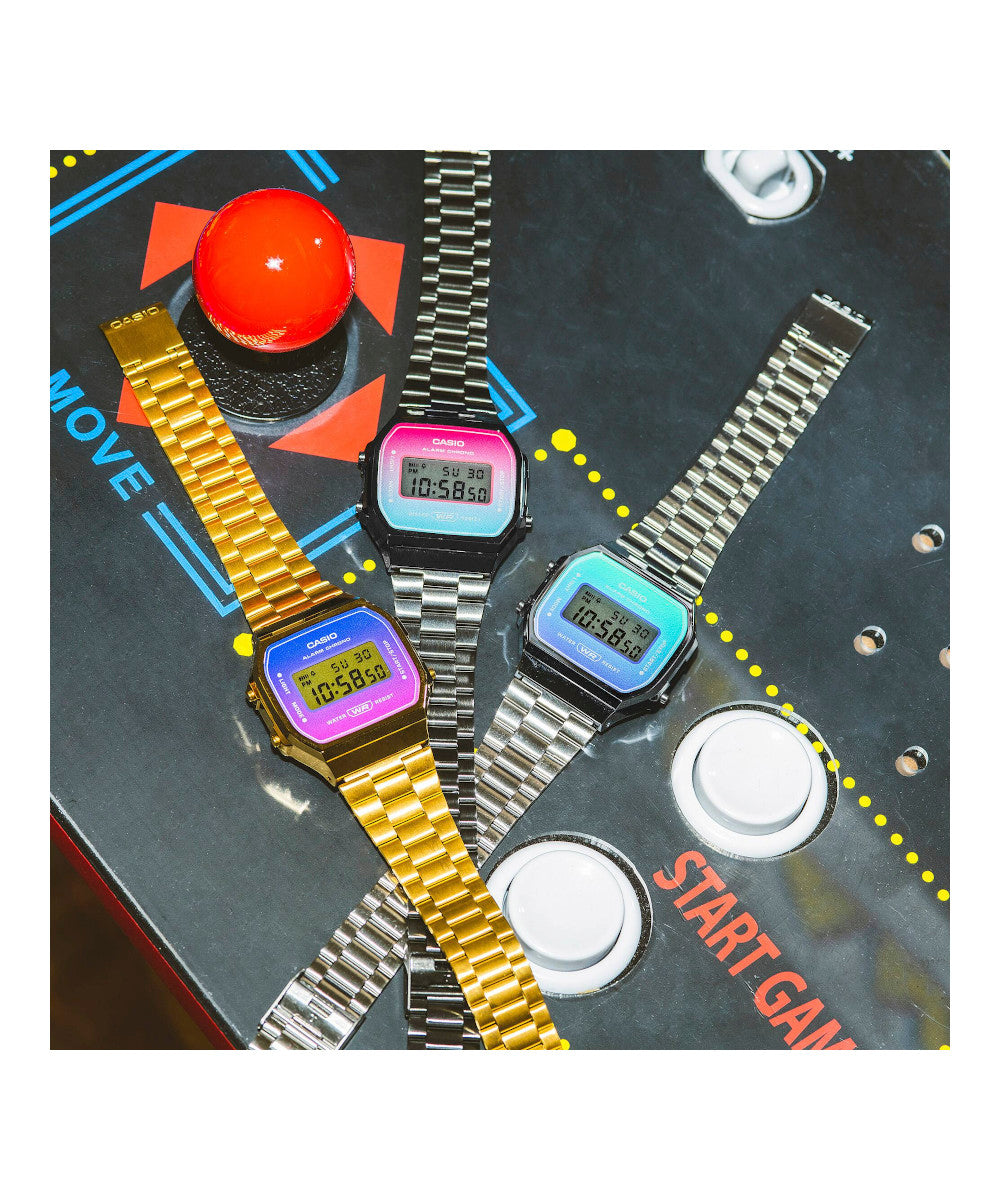 RELOJ CASIO VINTAGE A168WER-2ADF -AZUL