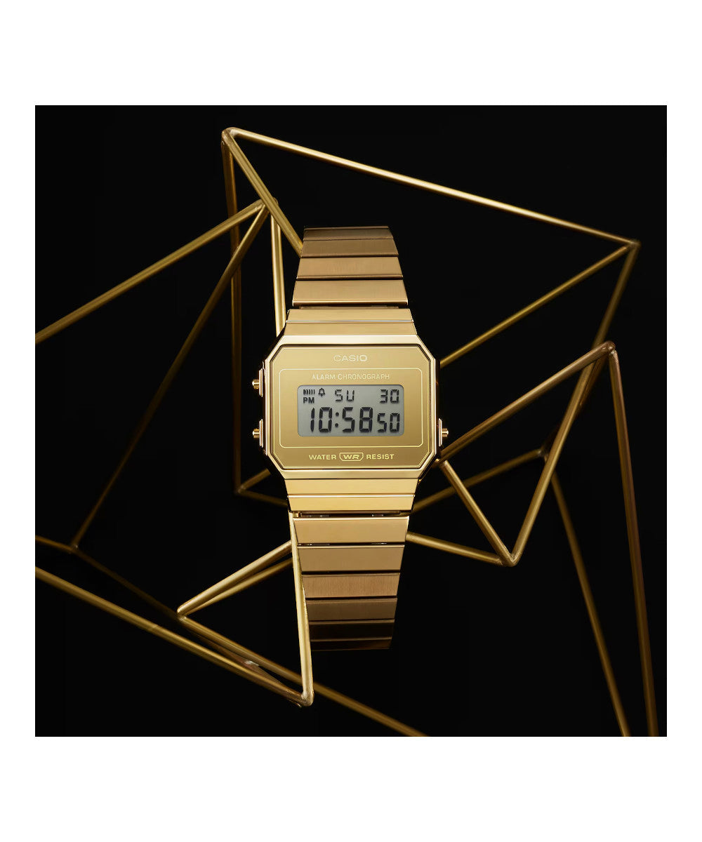 RELOJ CASIO VINTAGE A700WEVG-9ADF -DORADO
