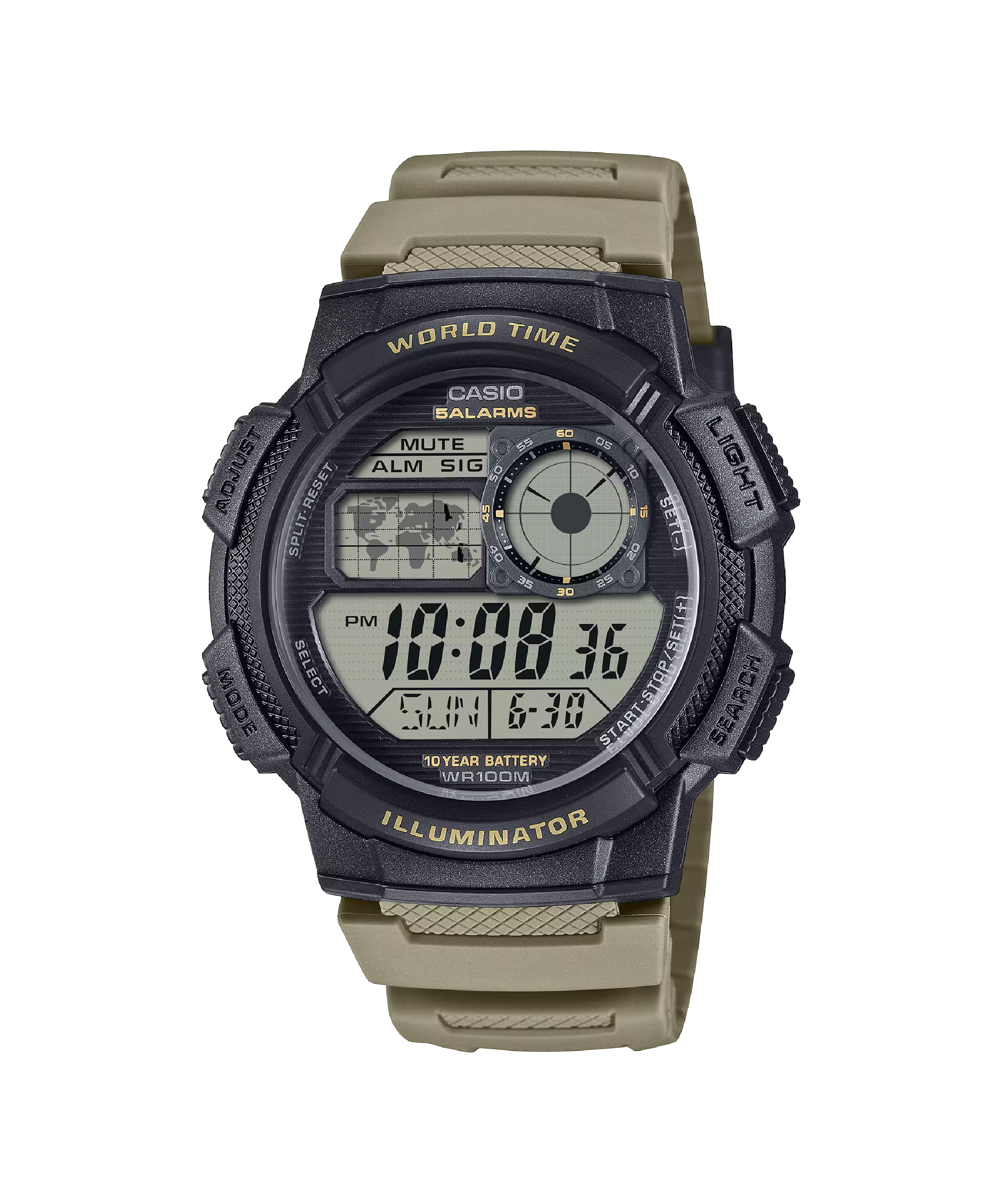 RELOJ PARA HOMBRE CASIO AE-1000W-5AVDF - CAFÉ
