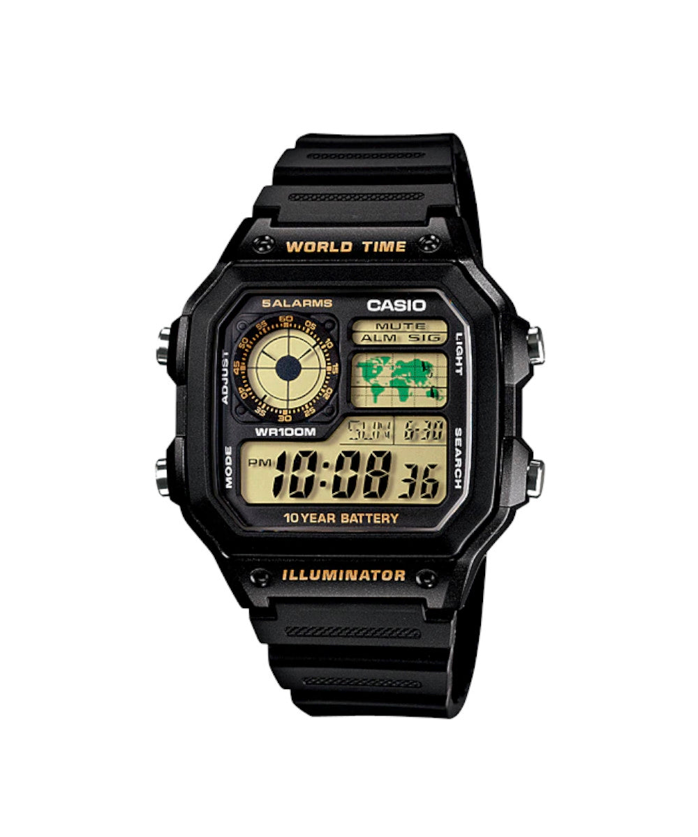 RELOJ PARA HOMBRE CASIO AE-1200WH-1BVDF -NEGRO