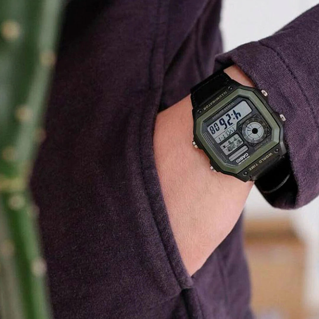 RELOJ PARA HOMBRE CASIO AE-1200WHB-1BVDF
