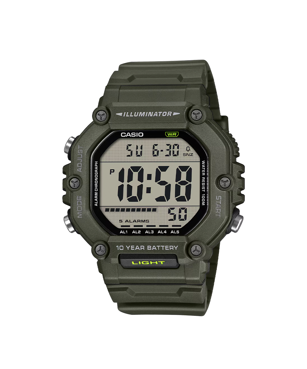 RELOJ PARA HOBRE CASIO AE-1600HX-3AVDF  - VERDE