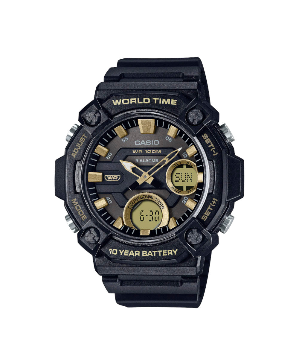 RELOJ PARA HOMBRE CASIO AEQ-120W-9AVDF -NEGRO