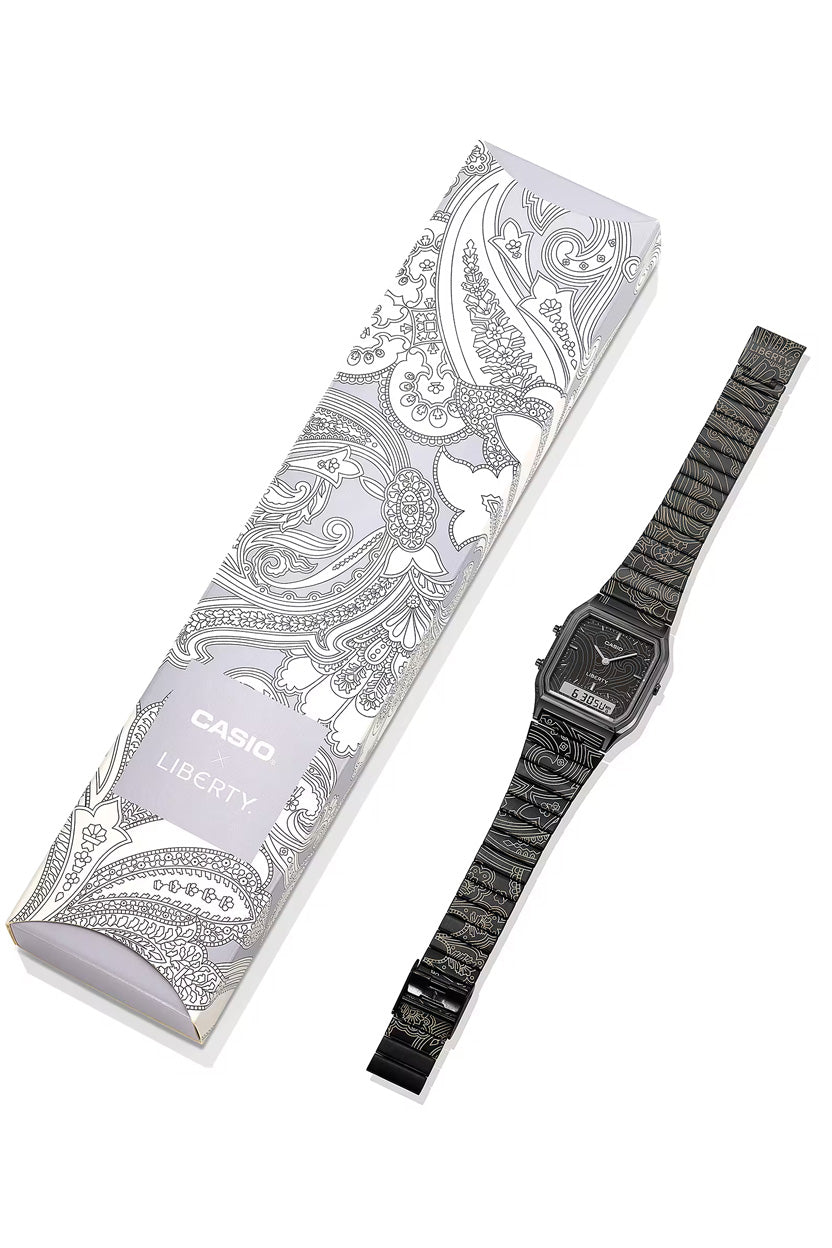 RELOJ CASIO VINTAGE AQ-230EBLT-1ADR - NEGRO