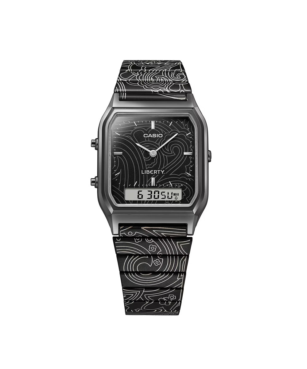 RELOJ CASIO VINTAGE AQ-230EBLT-1ADR - NEGRO
