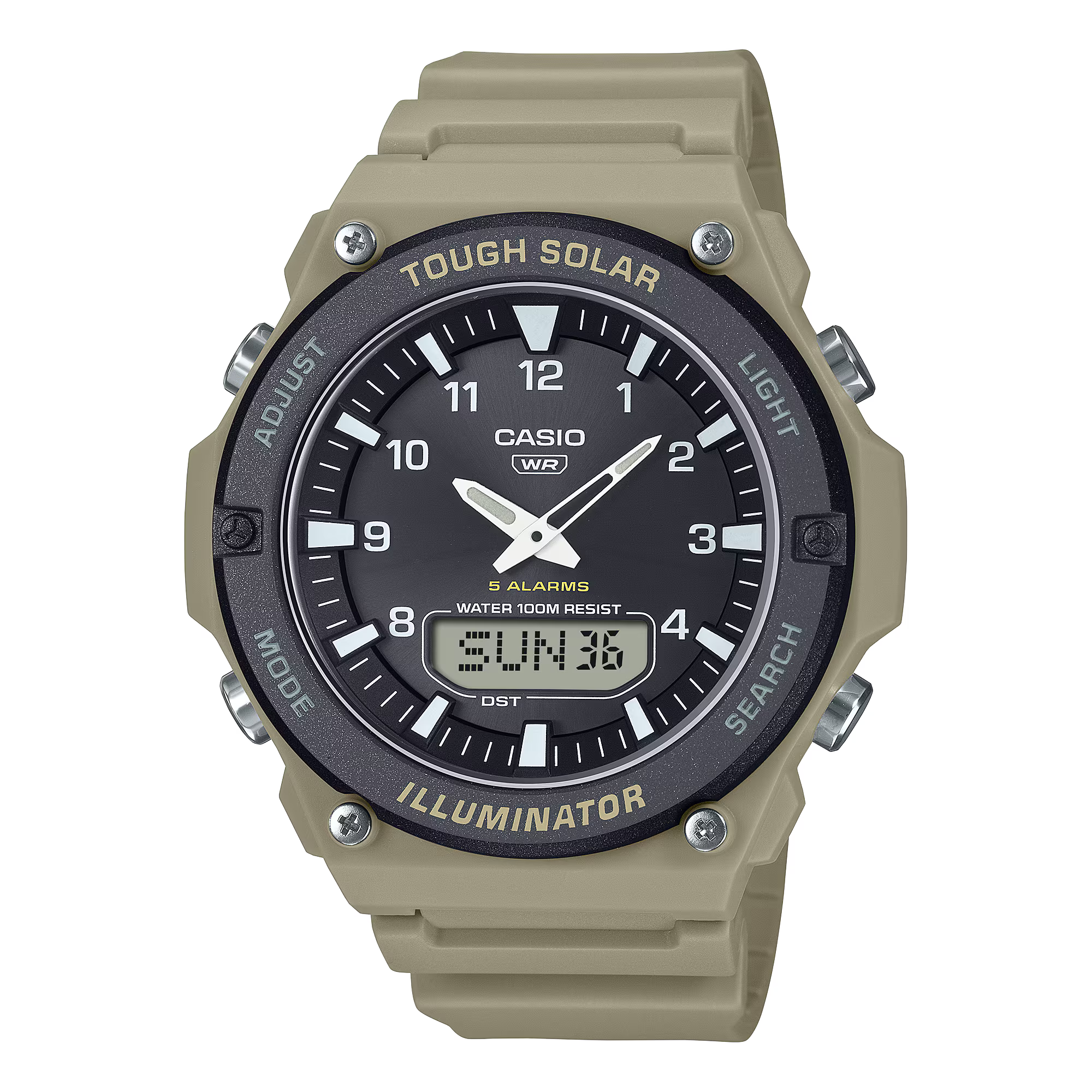 AQS-820W-5AVDF RELOJ PARA HOMBRE CASIO - CAFÉ