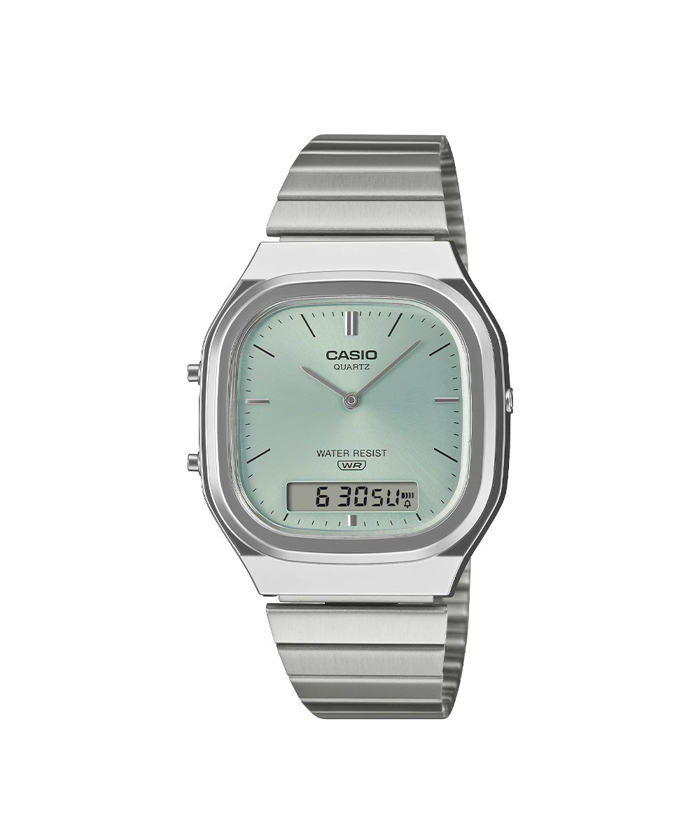 AQ-240E-2ADF RELOJ CASIO VINTAGE - VERDE