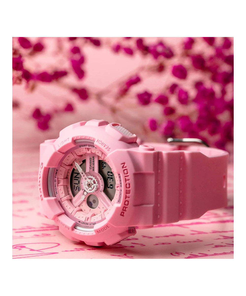 RELOJ PARA MUJER CASIO BABY-G BA-110-4A1DR -ROSADO