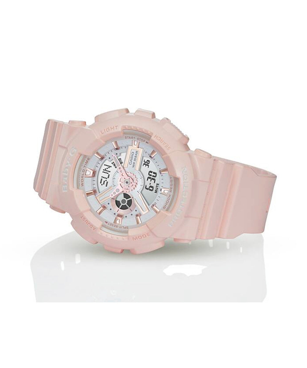 RELOJ PARA MUJER CASIO BABY-G BA-110RG-4ADR -ROSADO