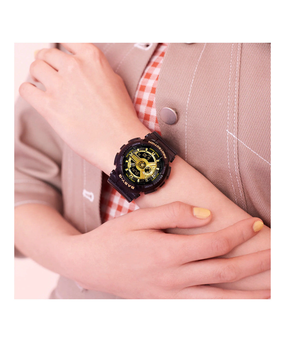 RELOJ PARA MUJER CASIO BABY-G BA-110X-1ADR -NEGRO