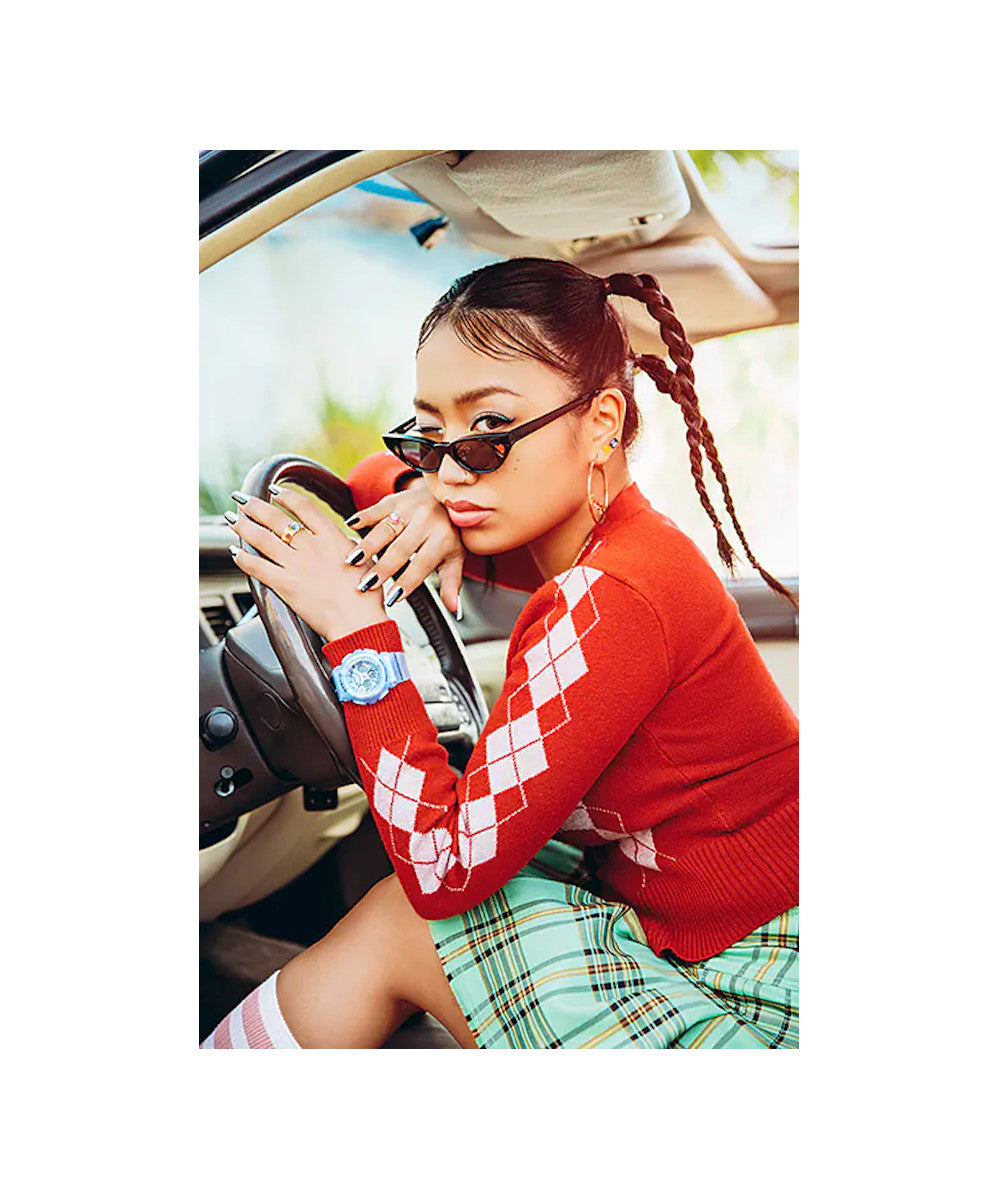 RELOJ PARA MUJER CASIO BABY-G BA-130CV-2ADR -AZUL