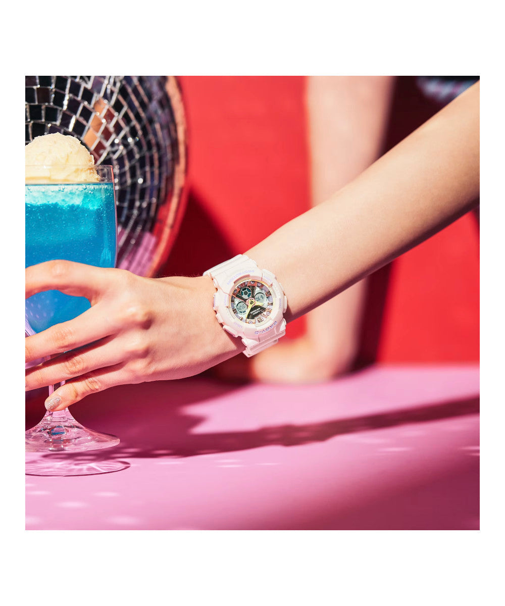 RELOJ PARA MUJER CASIO BABY-G BA-130PM-4ADR -ROSADO