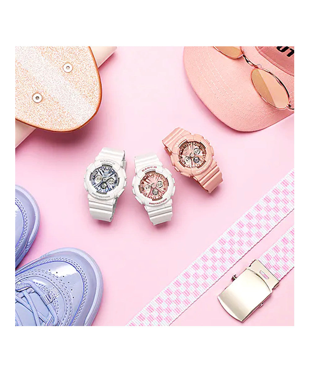 RELOJ PARA MUJER CASIO BABY-G BA-130-4ADR -ROSADO