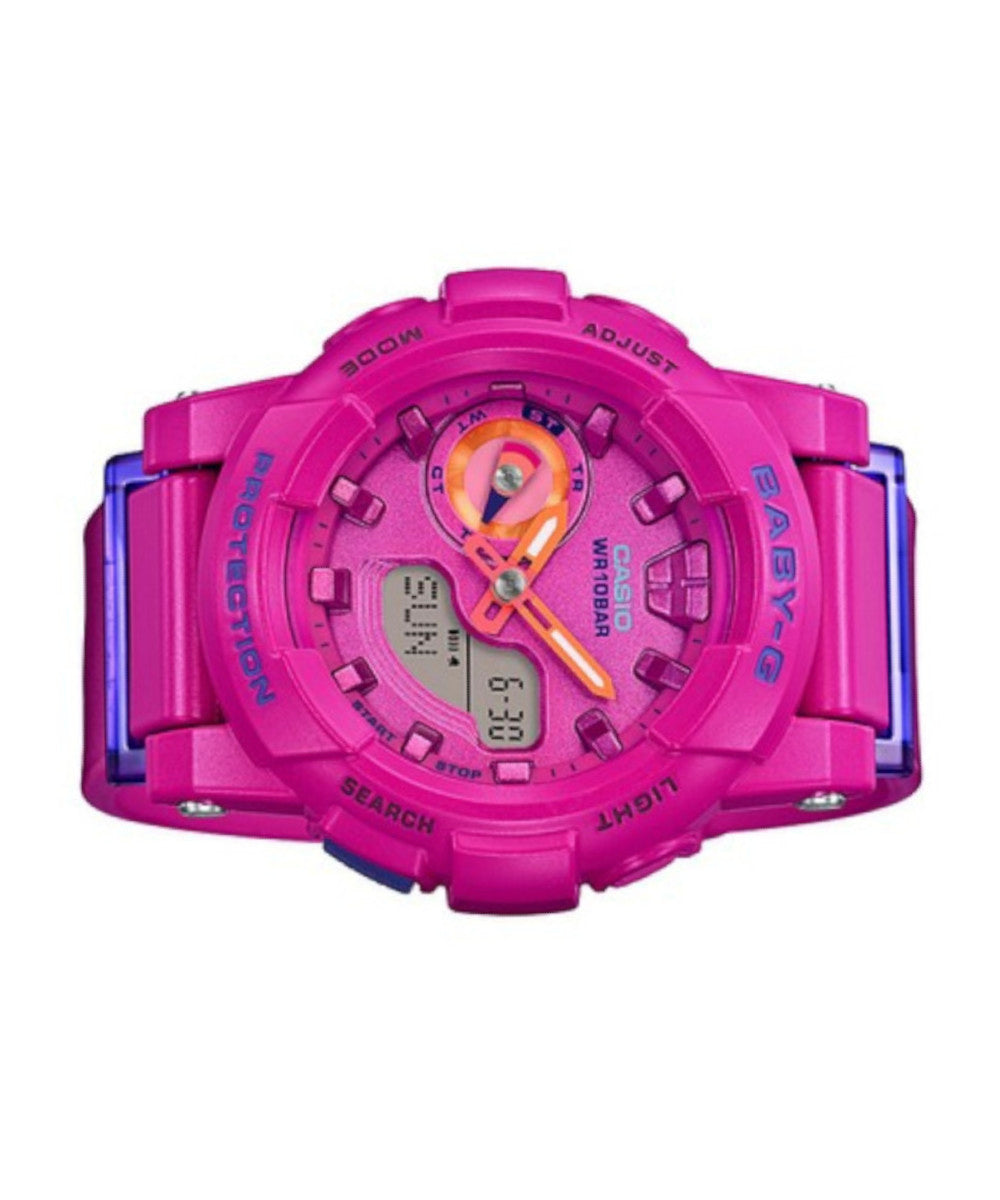 RELOJ PARA MUJER CASIO BABY-G BGA-185FS-4ADR -ROSADO