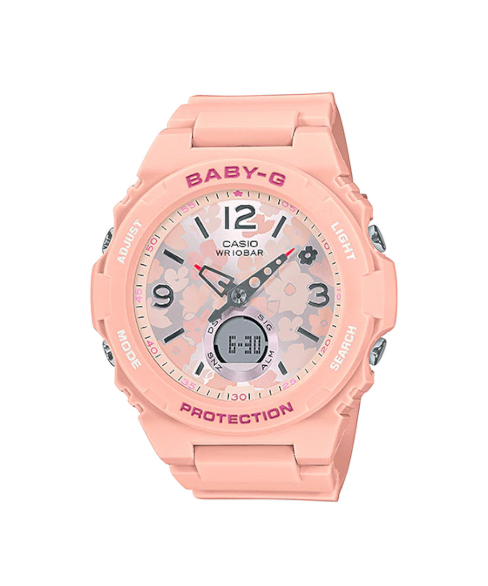 RELOJ PARA MUJER CASIO BABY-G BGA-260FL-4ADR -ROSADO