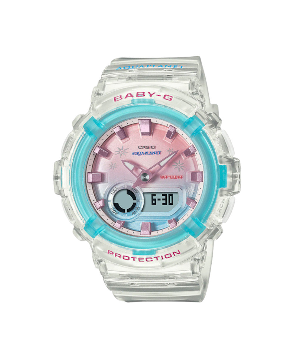 RELOJ PARA MUJER CASIO BABY-G BGA-280AP-7ADR -BLANCO