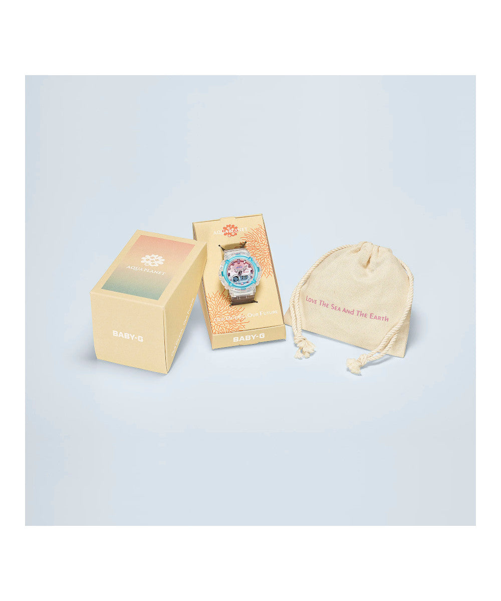 RELOJ PARA MUJER CASIO BABY-G BGA-280AP-7ADR -BLANCO