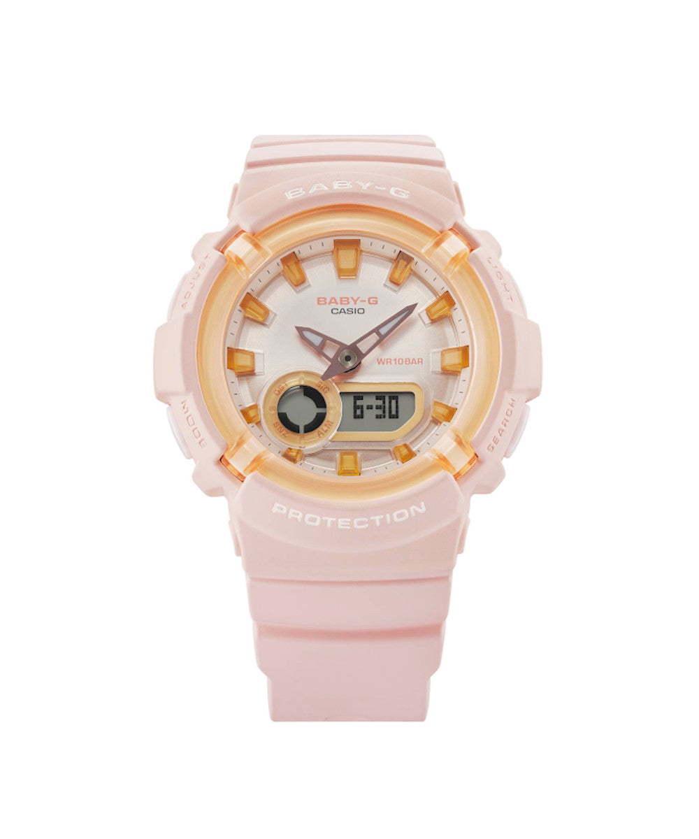 RELOJ PARA MUJER CASIO BABY-G BGA-280SW-4ADR -ROSADO