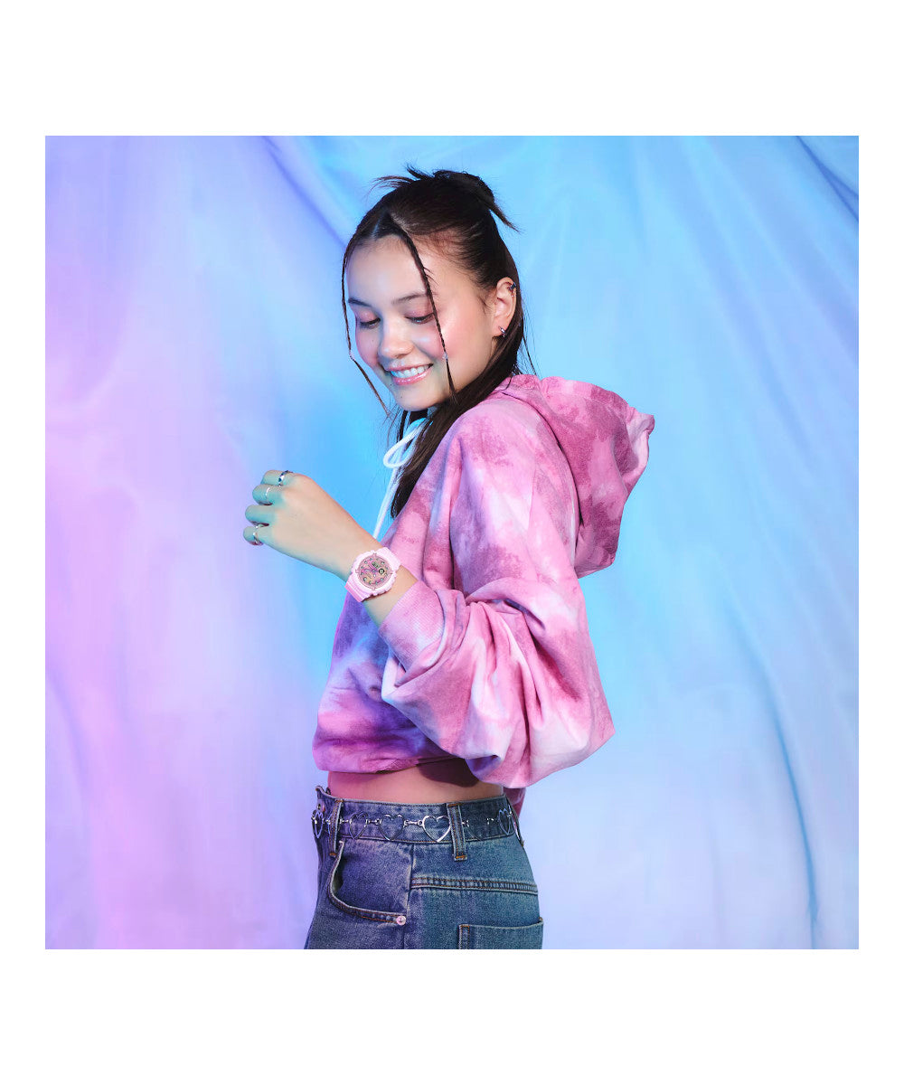 RELOJ PARA MUJER CASIO BABY-G BGA-280TD-4ADR -ROSADO