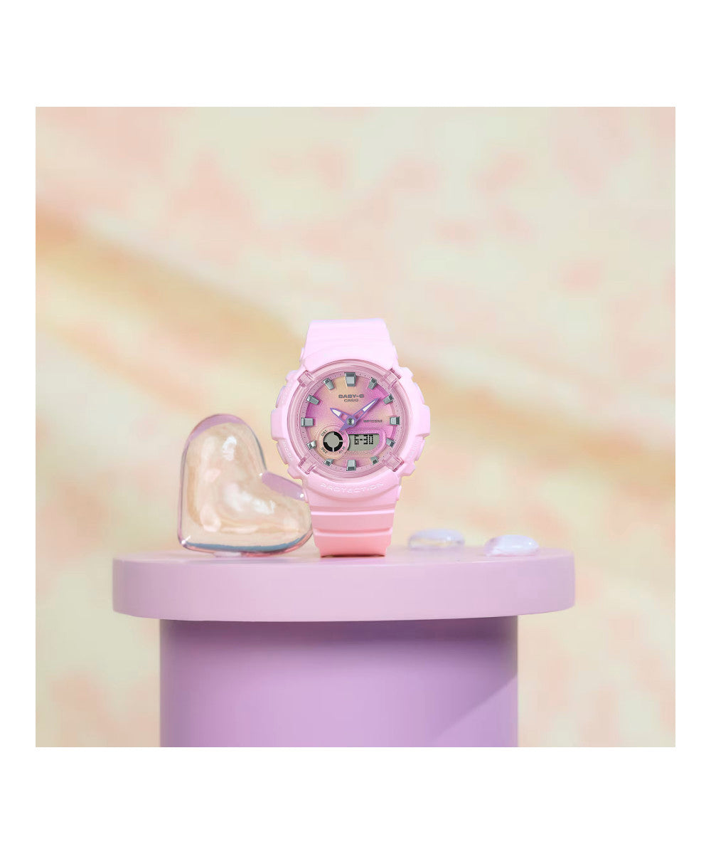RELOJ PARA MUJER CASIO BABY-G BGA-280TD-4ADR -ROSADO