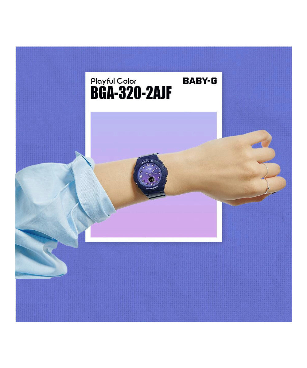 RELOJ PARA MUJER CASIO BABY-G BGA-320-2ADR -AZUL