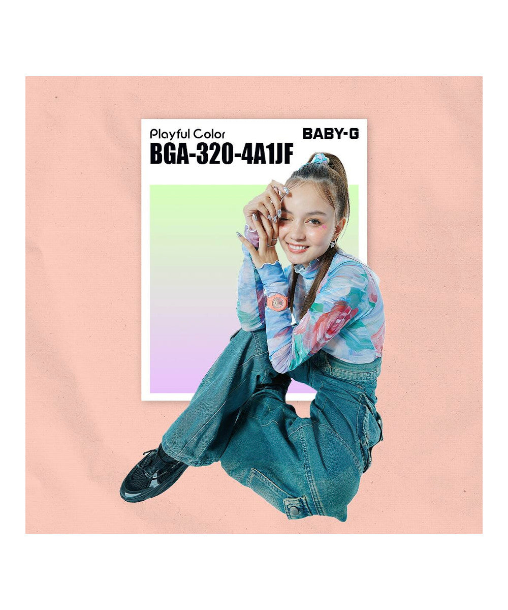 RELOJ PARA MUJER CASIO BABY-G BGA-320-4A1DR -ROSADO