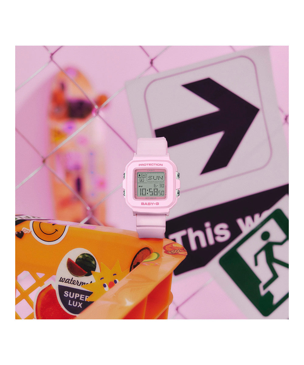 RELOJ PARA MUJER CASIO BABY-G BGD-10-4DR -ROSADO
