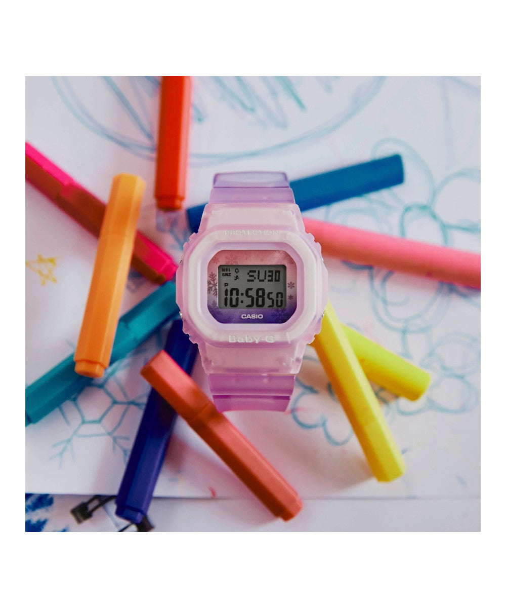 RELOJ PARA MUJER CASIO BABY-G BGD-560WL-4DR -MORADO