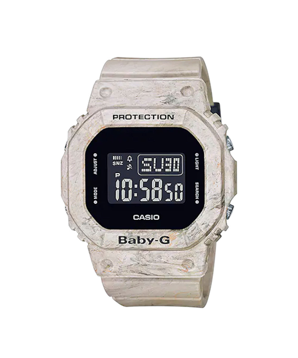 RELOJ PARA MUJER CASIO BABY-G BGD-560WM-5DR -BLANCO