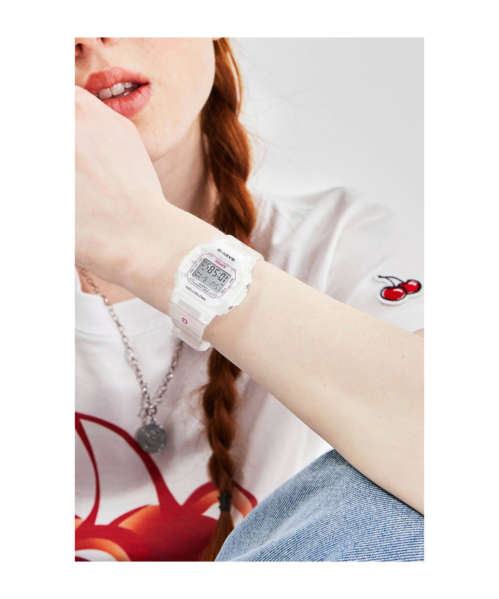 RELOJ PARA MUJER CASIO BABY-G BGD-565KRS-7DR -BLANCO