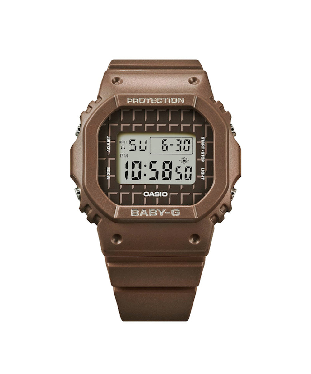 RELOJ PARA MUJER CASIO BABY-G BGD-565USW-5DR -CAFÉ