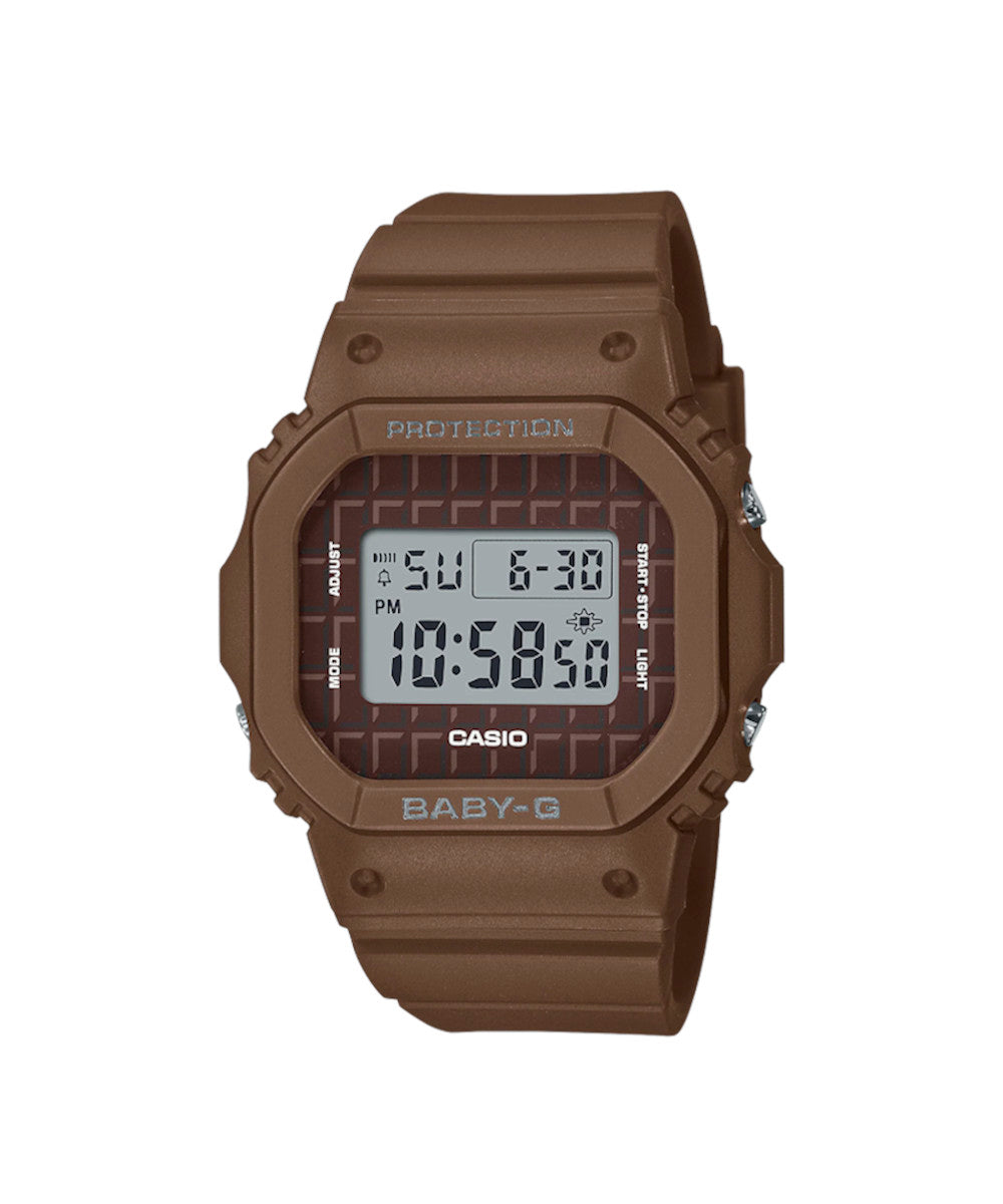 RELOJ PARA MUJER CASIO BABY-G BGD-565USW-5DR -CAFÉ