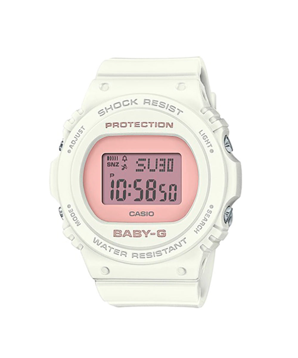 RELOJ PARA MUJER CASIO BABY-G BGD-570-7BDR -BLANCO