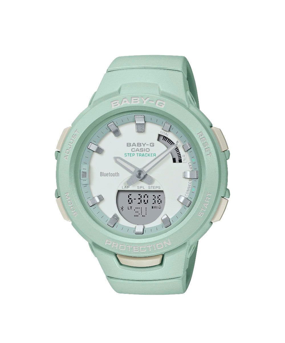 RELOJ PARA MUJER CASIO BABY-G BSA-B100CS-3ADR -VERDE