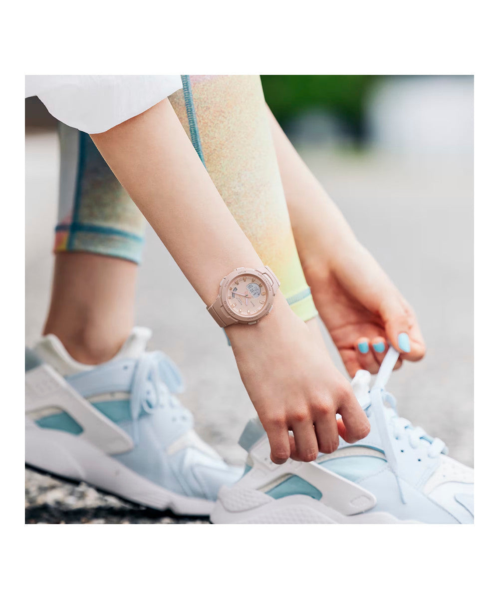 RELOJ PARA MUJER CASIO BABY-G BSA-B100CS-4ADR -ROSADO