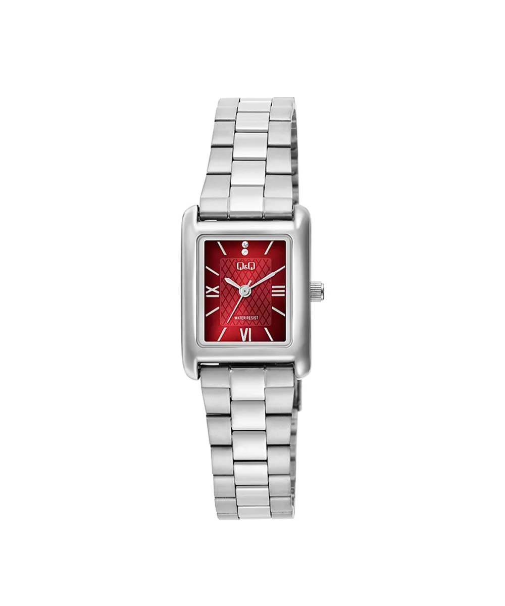 C69A-002PY RELOJ PARA MUJER Q&Q - ROJO
