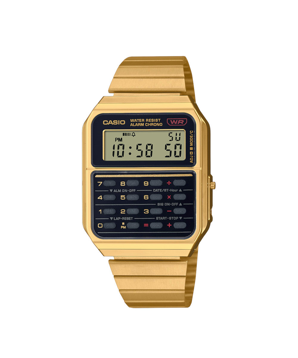 RELOJ CASIO VINTAGE CA-500WEG-1ADF -DORADO