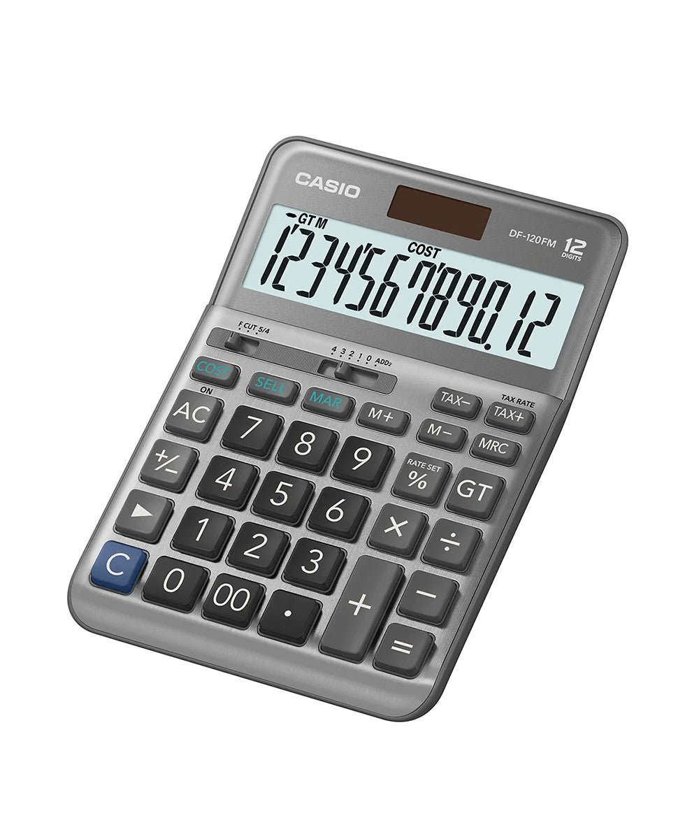 CALCULADORA CASIO DF-120FM-W-DP