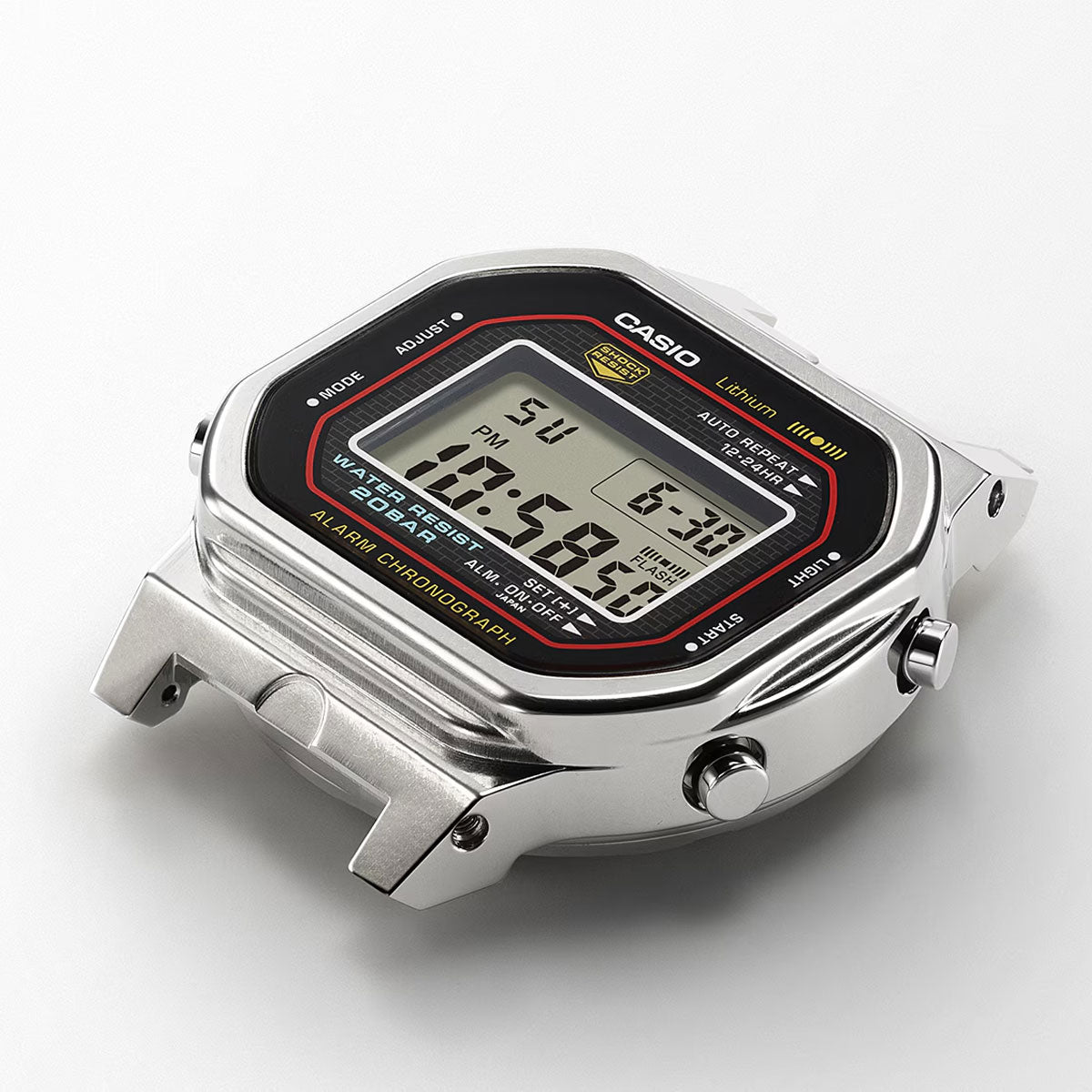 RELOJ DIGITAL PARA HOMBRE CASIO G-SHOCK DW-5000R-1ADR - NEGRO