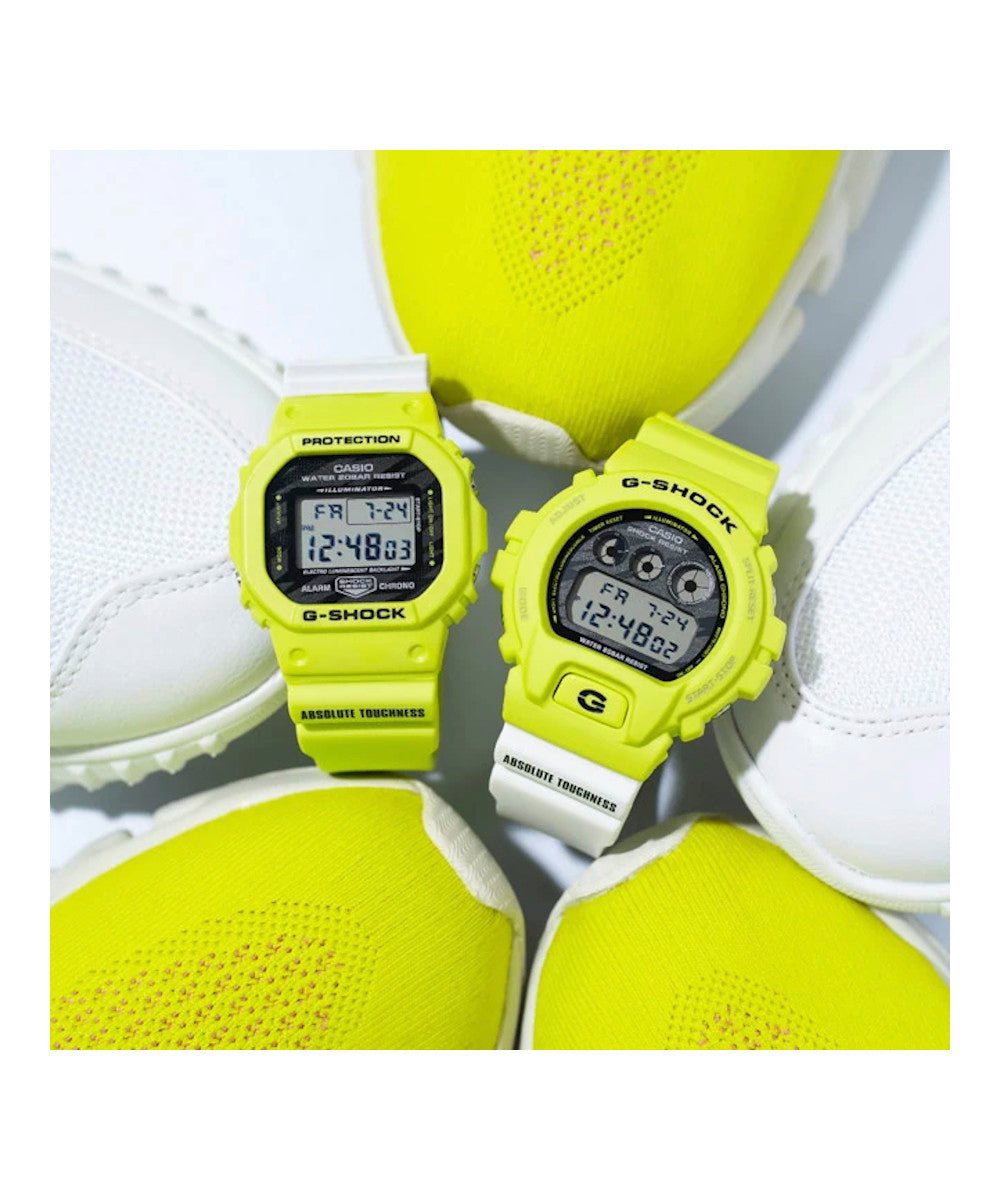 RELOJ CASIO G-SHOCK DW-6900TGA-9DR- AMARILLO
