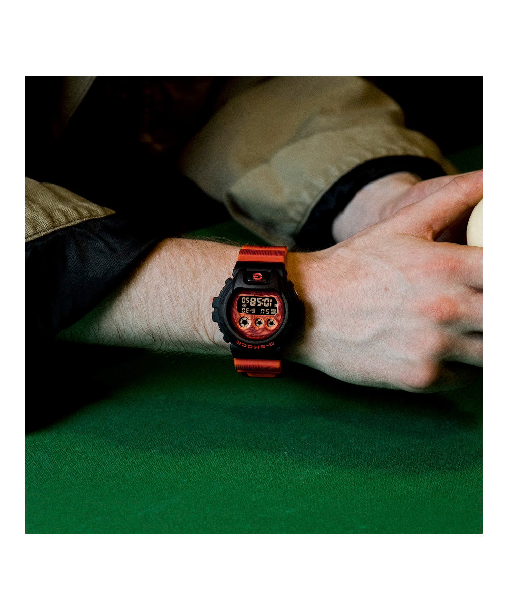 RELOJ CASIO G-SHOCK DW-6900TD-4DR- NARANJADO