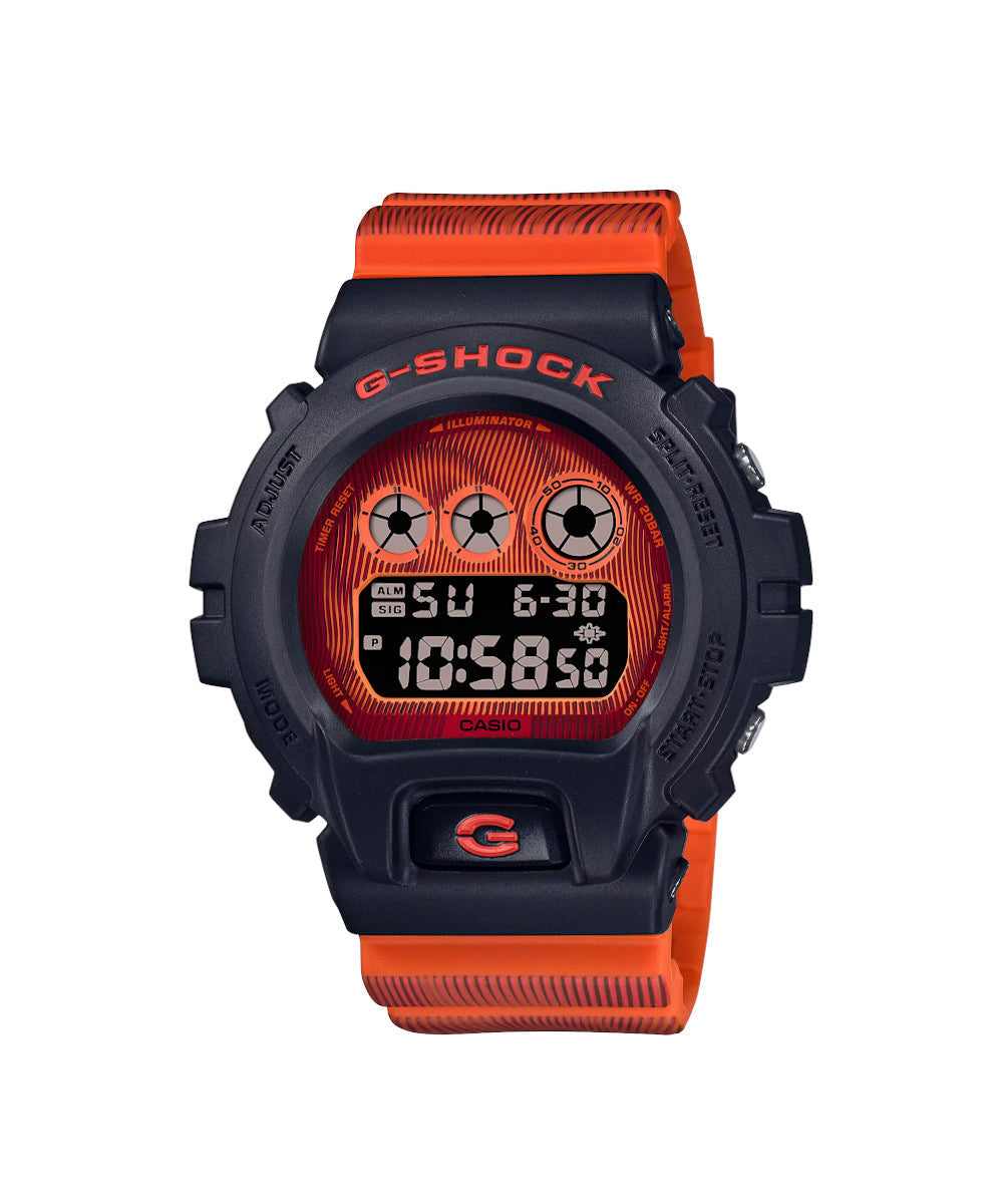 RELOJ CASIO G-SHOCK DW-6900TD-4DR- NARANJADO