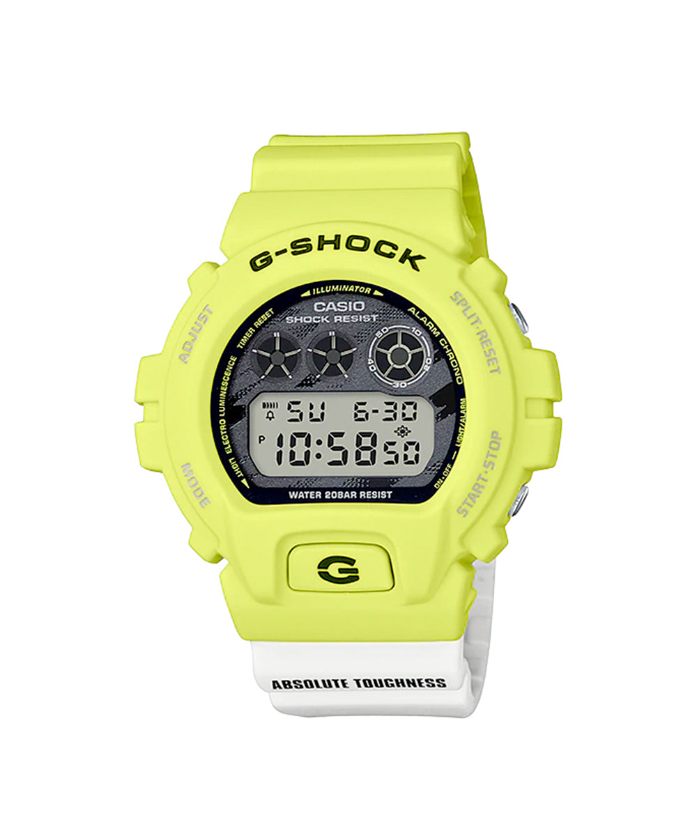 RELOJ CASIO G-SHOCK DW-6900TGA-9DR- AMARILLO