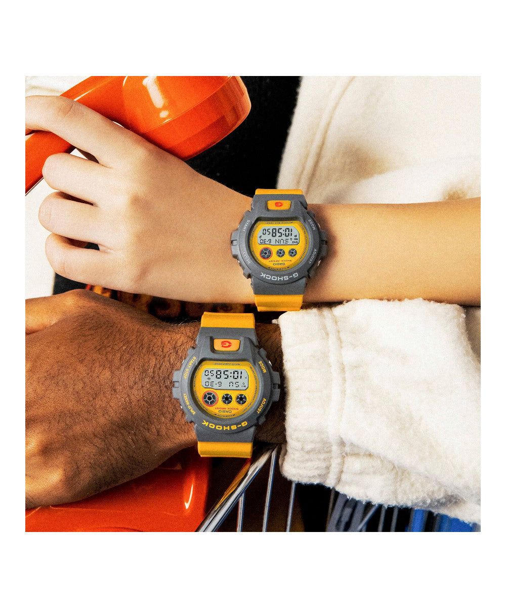RELOJ CASIO G-SHOCK DW-6900Y-9DR- AMARILLO